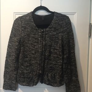 J. Crew Tweed Peplum Jacket, Size S
